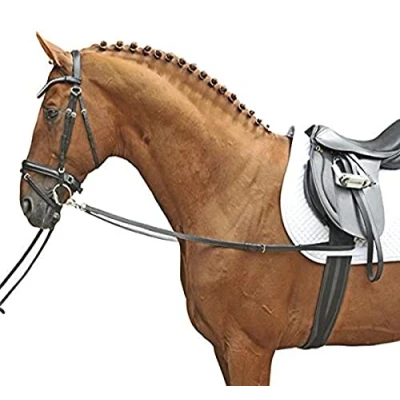 Image of HKM 1873 Reinder, Auxiliary Reins, Cowhide Leather, Pony