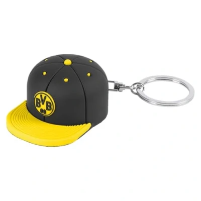 Image of Borussia Dortmund BVB Keyring Cap with Bottle Opener, black, standard size, Sporty