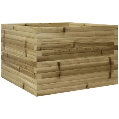 Image of vidaXL Garden Planter 70x70x46 cm Impregnated Wood Pine
