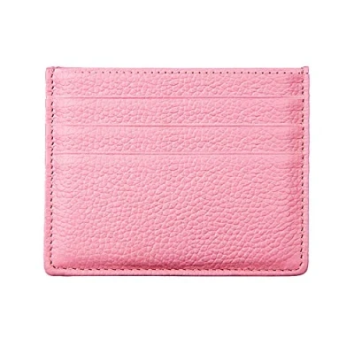 Image of Hibate Genuine Leather Slim Credit Card Holder Sleeve Case Wallet for Women Ladies Girl Kids Pink