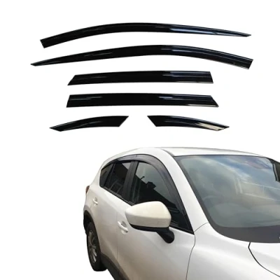 Image of AUTO CLOVER Wind Deflectors Set for Mazda CX 5 2011 2017 (6 pieces)