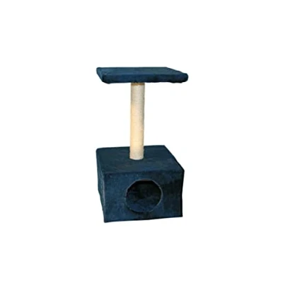 Image of Kerbl Cat Amethyst Scratching Post, 31 x 57 cm, Dark Blue