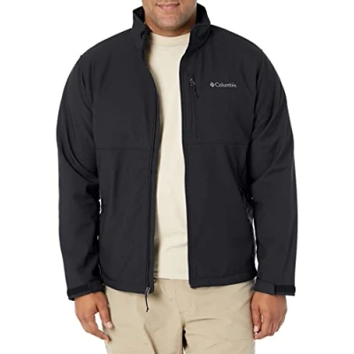 Image of Columbia Men&#039;s Ascender Softshell Jacket Shell, Black, S