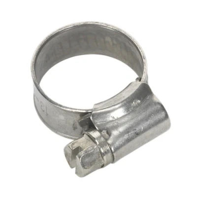 Image of Sealey Hose Clip Stainless Steel Ø13 19mm Pack of 10