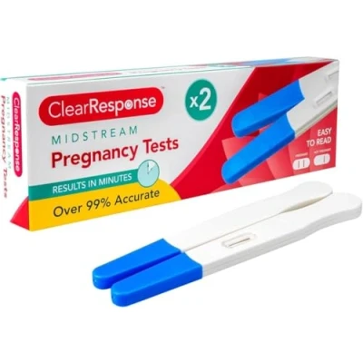 Image of FERRIS Pack of 2 Pregnancy Tests, Early Response Home Testing Kit, Family Planning, Quick Result &amp; Easy Detection Over 99% Accuracy Discreet Packaging