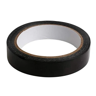 Image of Kanitry New Duct Gaffa Gaffer Waterproof Self Adhesive Repair Bookbinding Cloth Tape (Black)