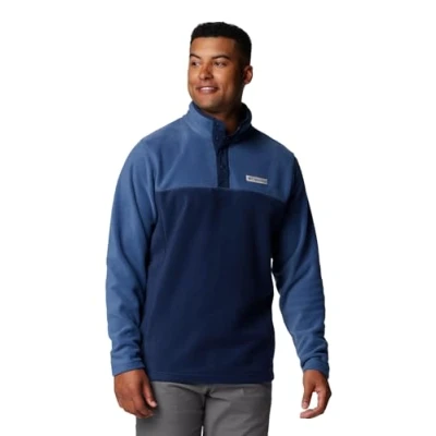 Image of Columbia Steens mountain HALF SNAP II Fleece jumper, Men&#039;s, Size: Medium, Collegiate navy/dark