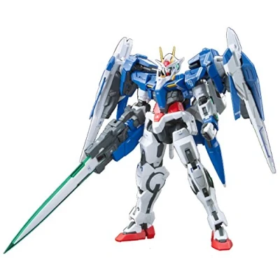 Image of BANDAI Hobby Real Grade 1/144 Scale 00 Raiser Gundam 00&quot; Action Figure