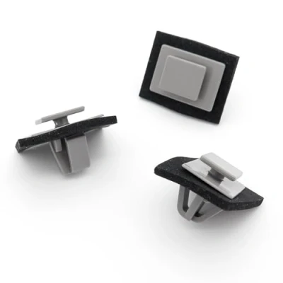 Image of VVO Fasteners Plastic Tailgate Exterior Trim Clip, Grey (Pack of 10)