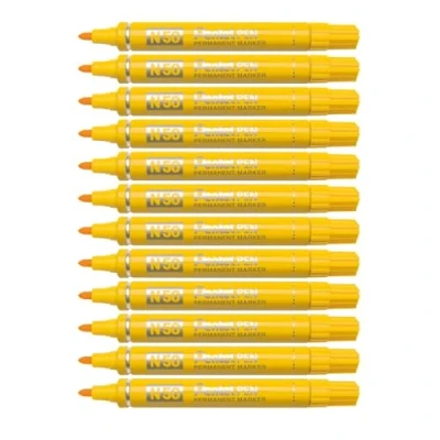 Image of Pentel N50 Bullet Point Marker Yellow (Pack of 12)