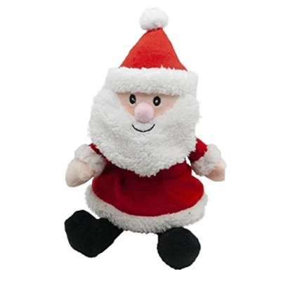 Image of DOG LIFE SUPER PLUSH SQUEAKY SANTA PUPPY CHRISTMAS TOY