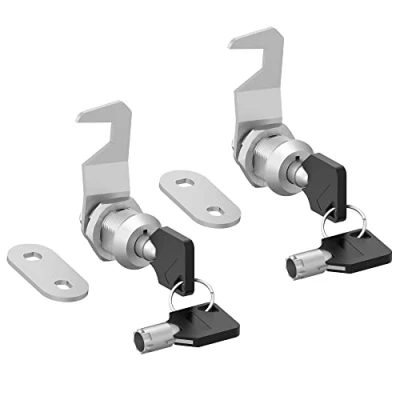 Image of Tubular Cam Locks Keyed Alike, Toolbox Lock Replacement Lock, RV Storage Security for Drawer File Mailbox Toolbox, Zinc Alloy (2 Pack 5/8&quot; Alike)