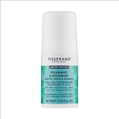 Image of Tisserand Natural Roll On Deodorant Spearmint &amp; Rosemary Unisex 75ml Organic Long Lasting Protection 1 x Bottle