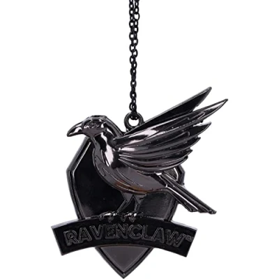 Image of Nemesis Now Harry Potter Ravenclaw Crest (Silver) Hanging Ornament 7cm, Resin, Officially Licensed Merchandise, Requires Sturdy Place, Cast in the Finest Hand Painted
