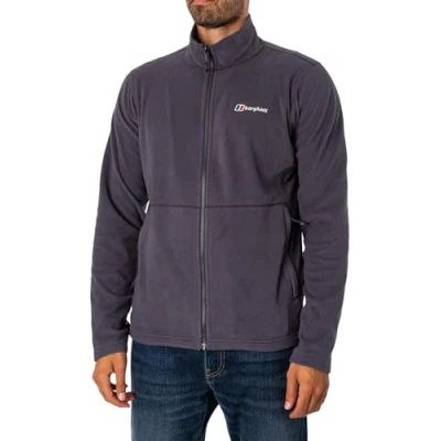 Image of Berghaus Men&#039;s Prism Micro Polartec Fleece Jacket Added Warmth Extra Comfortable, Carbon, XL