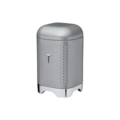 Image of KitchenCraft Storage Jar T Lovello Shadow Grey 1.5 Liter