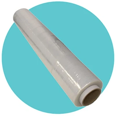 Image of Triplast 12 Rolls x 500mm Heavy Duty Clear Pallet Stretch Wrap Extra Long Roll, Standard Core, 25mu Thick Shrink Wrap, Cling Film, Plastic Packaging for Removals, Industrial &amp; Warehouse Use