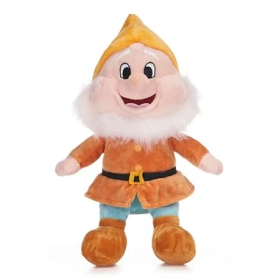 Image of Snow White Soft Toy Happy Dwarf Plush 12 Inch Disney 30 cm Seven Dwarfs