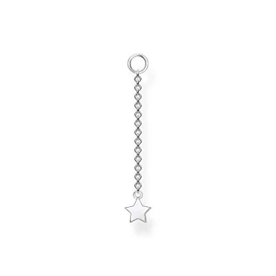 Image of Thomas Sabo Women Single Earring Pendant 925 Sterling Silver