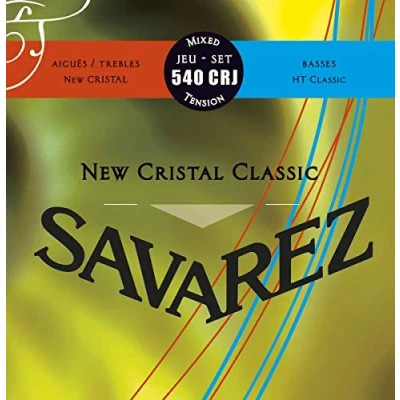 Image of Savarez 540CRJ Strings set New Cristal HT medium Tension, Red, blue