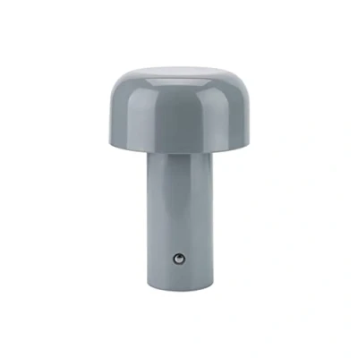 Image of Hovoto Touch Lamps Bedside, Mushroom Lamp, Led Table Dimmable Bedside Lamps, Cordless Rechargeable Lamp for Bedroom, Living Room, Study Decor, Gray