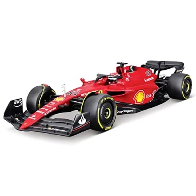 Image of HTLNUZD 1:18 Bburago 2022 F1 75#16 Charles Leclerc 75 Racing # 16 Formula Car Static Die Cast Vehicles Collectible Model Toys