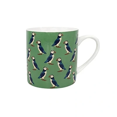 Image of Half Moon Bay RSPB Bird Mug for Women Desk Puffin Gifts