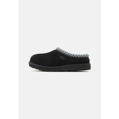 Image of UGG Tasman II Unisex Slippers for kids, Size: 13K, Black Suede