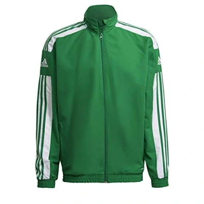 Image of adidas Men&#039;s Squadra 21 Presentation Jacket, Team Green/White, 3XL