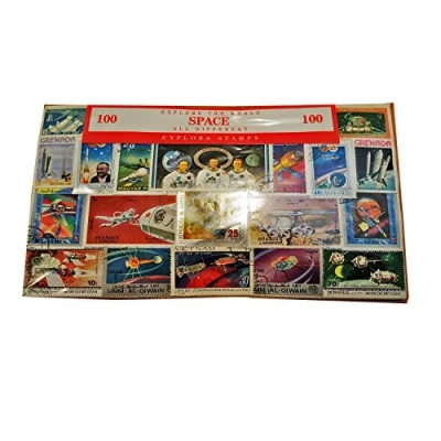Image of Worldwide ?Space? Spacecraft Astronauts Stamp Collection 100 Different Stamps! Souvenir/Speicher/Memoria! Collectible Stamps from Around the World! Timbre/Stempel/Francobollo/Sello!