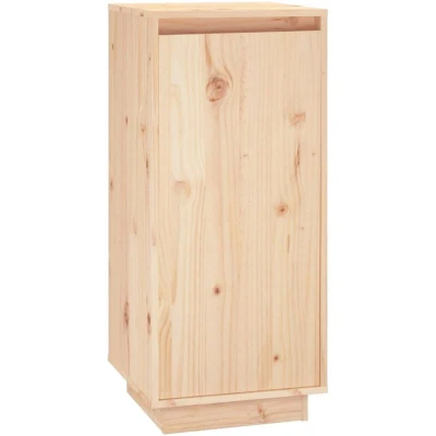 Image of vidaXL Shoe Cabinet 35x35x80 cm Solid Wood Pine