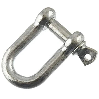 Image of AB Tools 8mm Galvanised Dee Shackle Chandlery Single Link DK02
