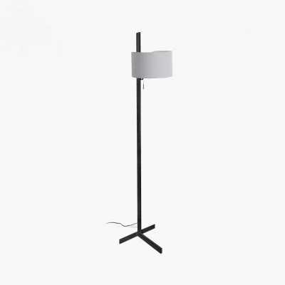 Image of Stand Up Black And Grey Floor Lamp
