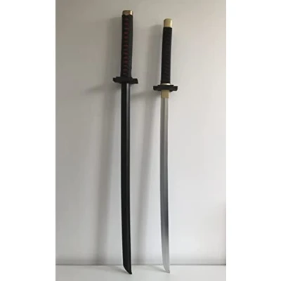 Image of KOGUMA Bleach Ichigo Kurosaki&#039;s Bankai Cosplay Foam Swords Replica Siver/Black (Siver)
