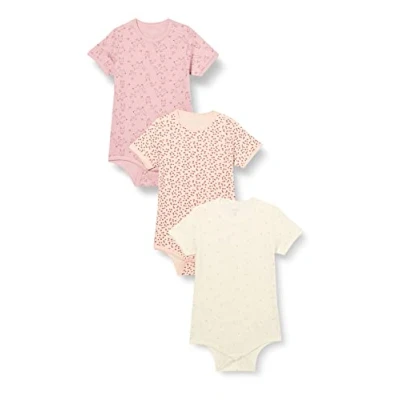 Image of Care Baby Body Kurzarm, 3er Pack Peach Whip (521), 50