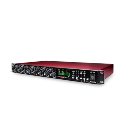 Image of Focusrite Scarlett OctoPre Dynamic for Recording, Producing, and Live Music — Eight channel Mic Pre With A D/D Conversion Analogue Compression