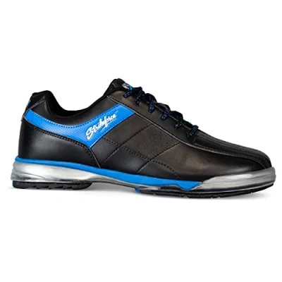 Image of Kr Strikeforce Men&#039;s Flyer Mesh Lite Black/Royal Size 10 Bowling Shoes, 9.5