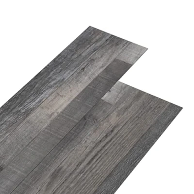 Image of &#039;vidaXL Industrial Wood Effect PVC Flooring Planks, 5.02 m² Coverage, 2mm Thick, Self Adhesive Back, Meets European Standards, Allergy Resistant &amp; Flame Retardant