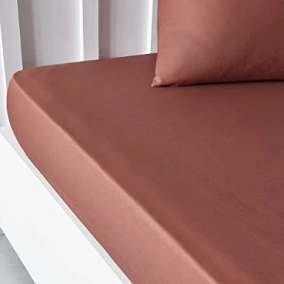 Image of TODAY Essential Fitted Sheet 160 x 200 cm Double 100% Cotton Plain