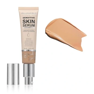 Image of PHOERA Hydrating Serum Foundation, Hyaluronic Acid, Allantoin, Vitamin E, Tea Tree Oil Ideal For Dry And Sensitive Skin 12HR Hydration, Medium Coverage, (BUFF BEIGE, 30ml)