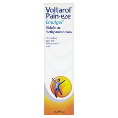 Image of Voltarol Pain eze Emugel and Inflammation Relief Gel, Multi, 30 g, Pack of 6