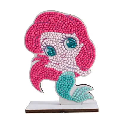 Image of &quot;Ariel The Little Mermaid&quot; Disney Crystal Art Buddies Kit