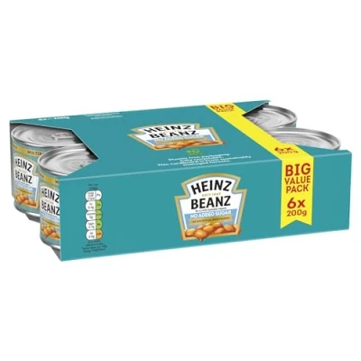 Image of Heinz Beans No Added Sugar in a Rich Tomato Sauce 6 x 200 g