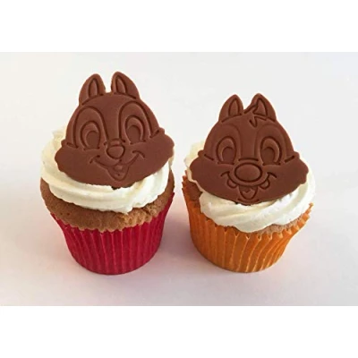 Image of 6 Sugar Chipmunk Cake Toppers Edible, Unique &amp; Made with Love Imagination in The UK!