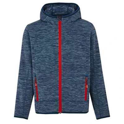 Image of Mckinley Choco III Fleece Jacket Kids Melange/Blue Petrol, 128