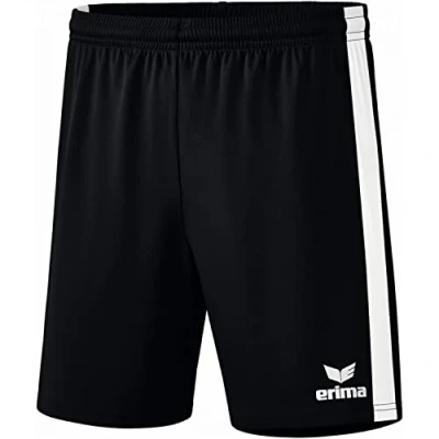 Image of Erima Retro Star Unisex Shorts, unisex_adult, 3152106, black/white, 152 (EU)