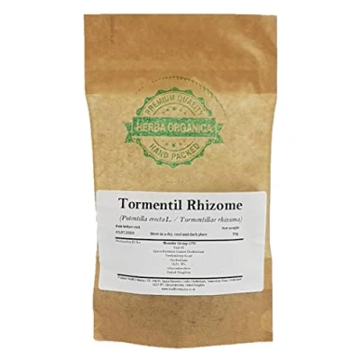 Image of Herba Organica Tormentil Rhizome Potentilla Erecta L Herbal Tea (50g)