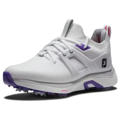 Image of FootJoy Women&#039;s Hyperflex Golf Shoe, White Purple Grey, 5 UK