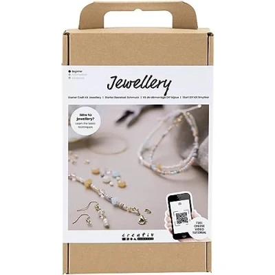Image of Creativ Beadwork, Beads, Chain, Rhinestones, Wood, Assorted Colours, One Size