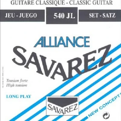 Image of Savarez 540JL High Tension Strings for Classical Guitars with Tailpiece Alliance Trebles, Classic Basses, Full 6 String Set